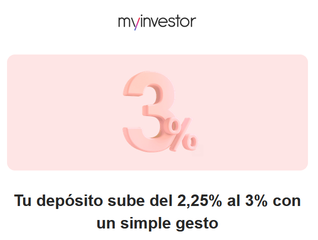 Depósito al 3% TAE