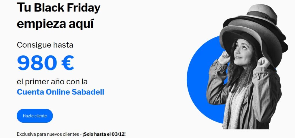 Black Friday 2025 - Banco Sabadell