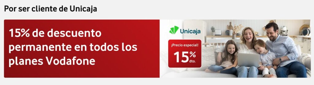 Descuento beneficiaT Vodafone