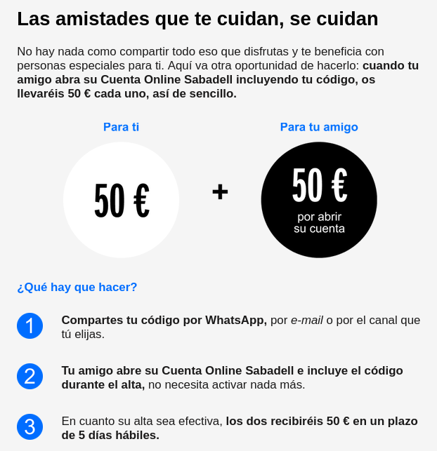 Código Promocional Banco Sabadell