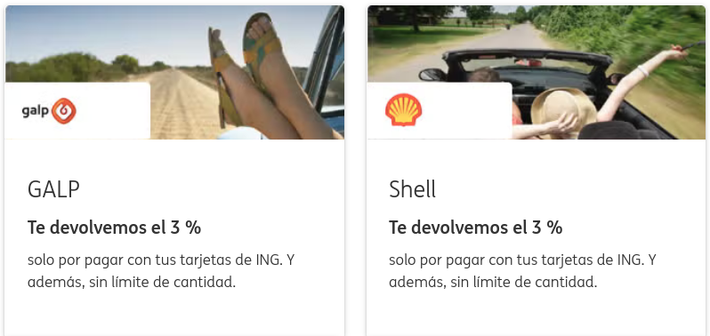 Mejores tarjetas con descuento en combustible.