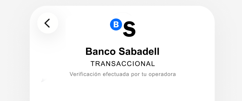 Mensaje RCS iPhone, Banco Sabadell
