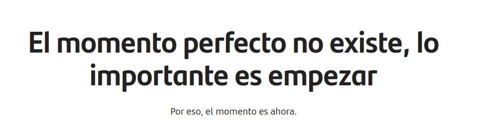 Comienzos Imperfectos - Banco Santander
